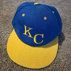 Blue and Yellow KC ball cap by Max Headgear